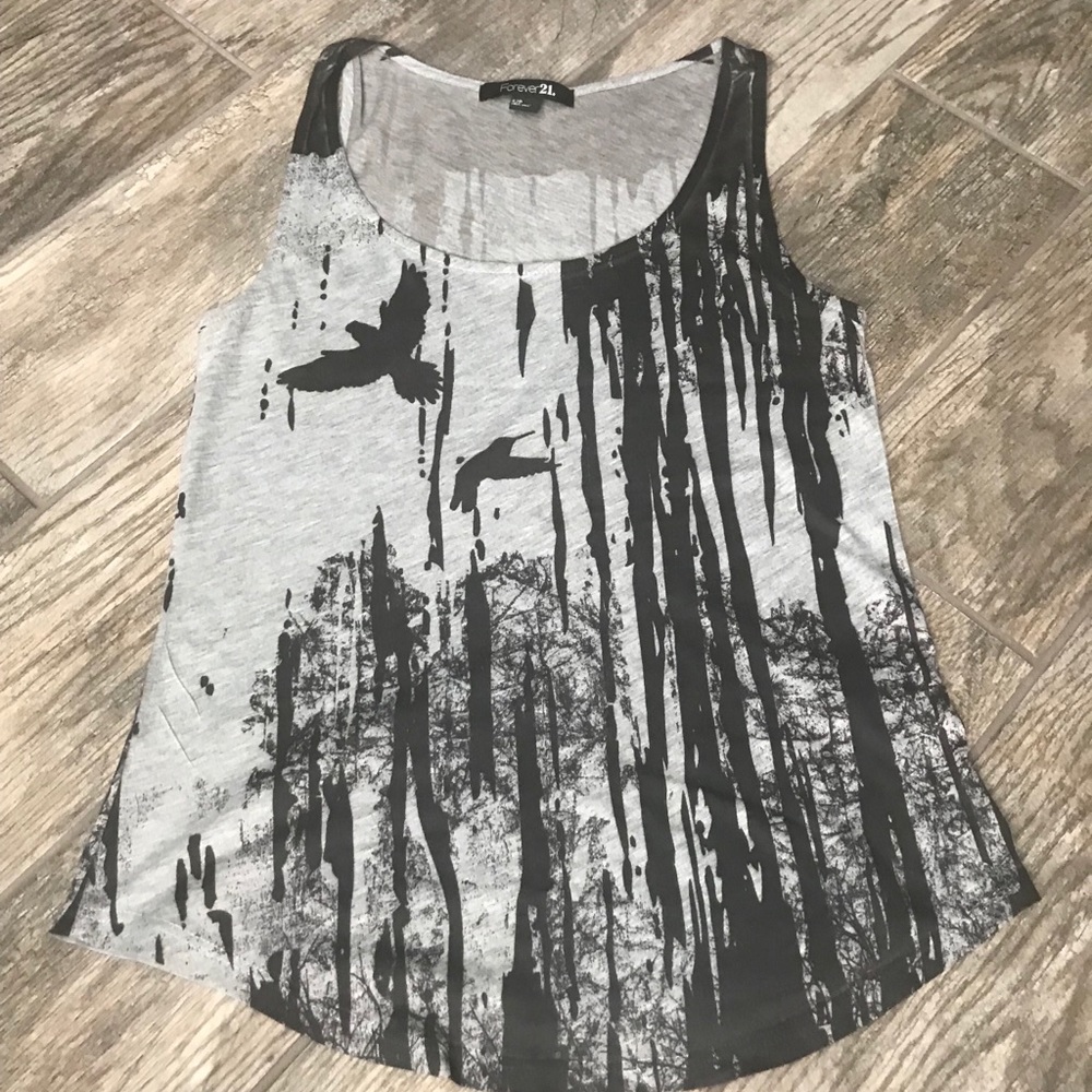 Graphic tree top